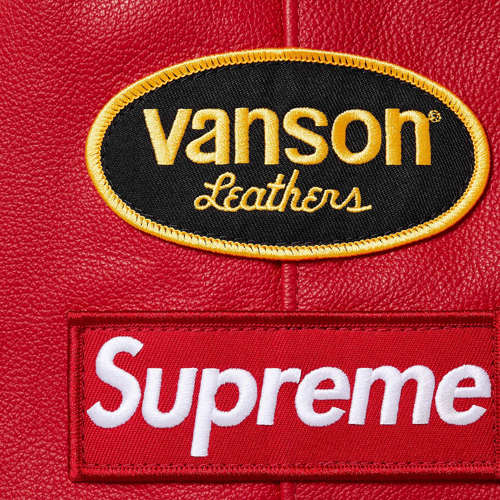 Thumbnail: Supreme Vanson Leathers Hooded Work Jacket
