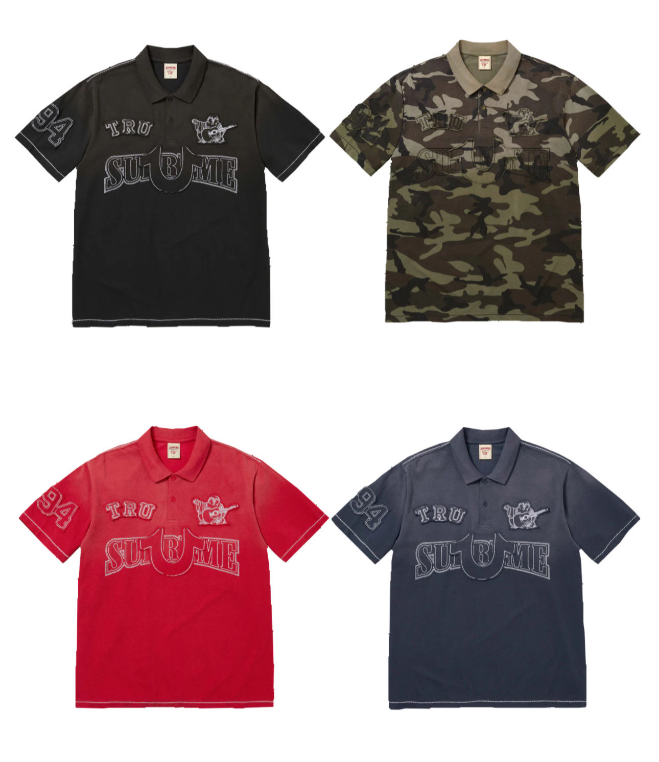 Supreme True Religion Appliqué Polo