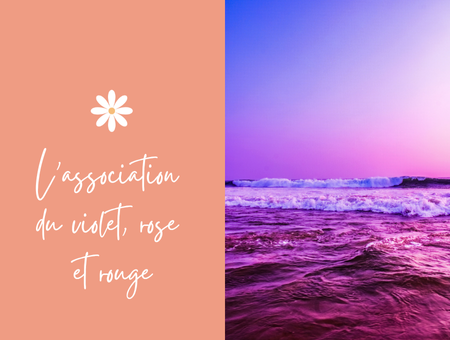 💜 L'association du trio violet, rose et rouge 🩷❤️