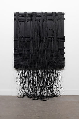 Silence+#1.5 1+year+ +2020+Polyester+nylon+rope+on+canvas++200x180+cm+.jpg