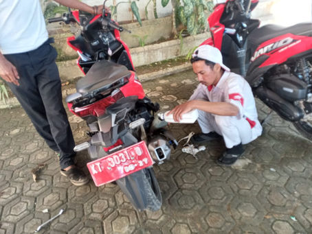 SERVICE MOTOR RT DESA BHUANA JAYA