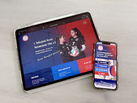Mobile Endgeräte mit Screenshot der neuen Webseite