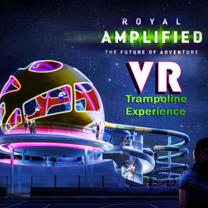 SkyPad VR trampoline experience real-time interactive systems and immersive visual development for Royal Caribbean