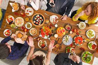 Birds Eye Photo of table