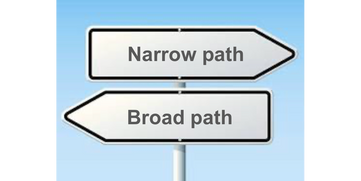 The straight and narrow 