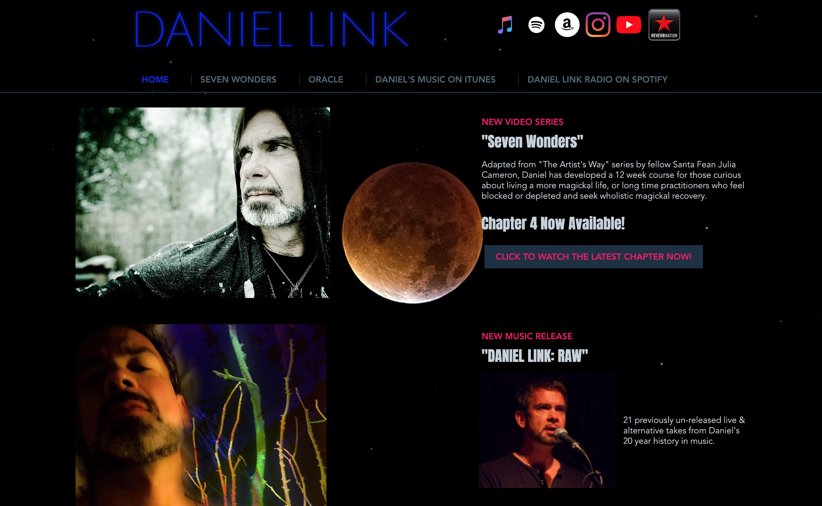 DanielLink.com, redesign, 2020