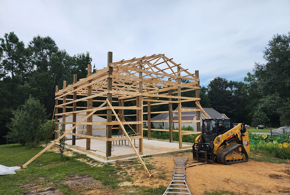 24x40x16 shop with a 10x10 and a 10x8 garage door