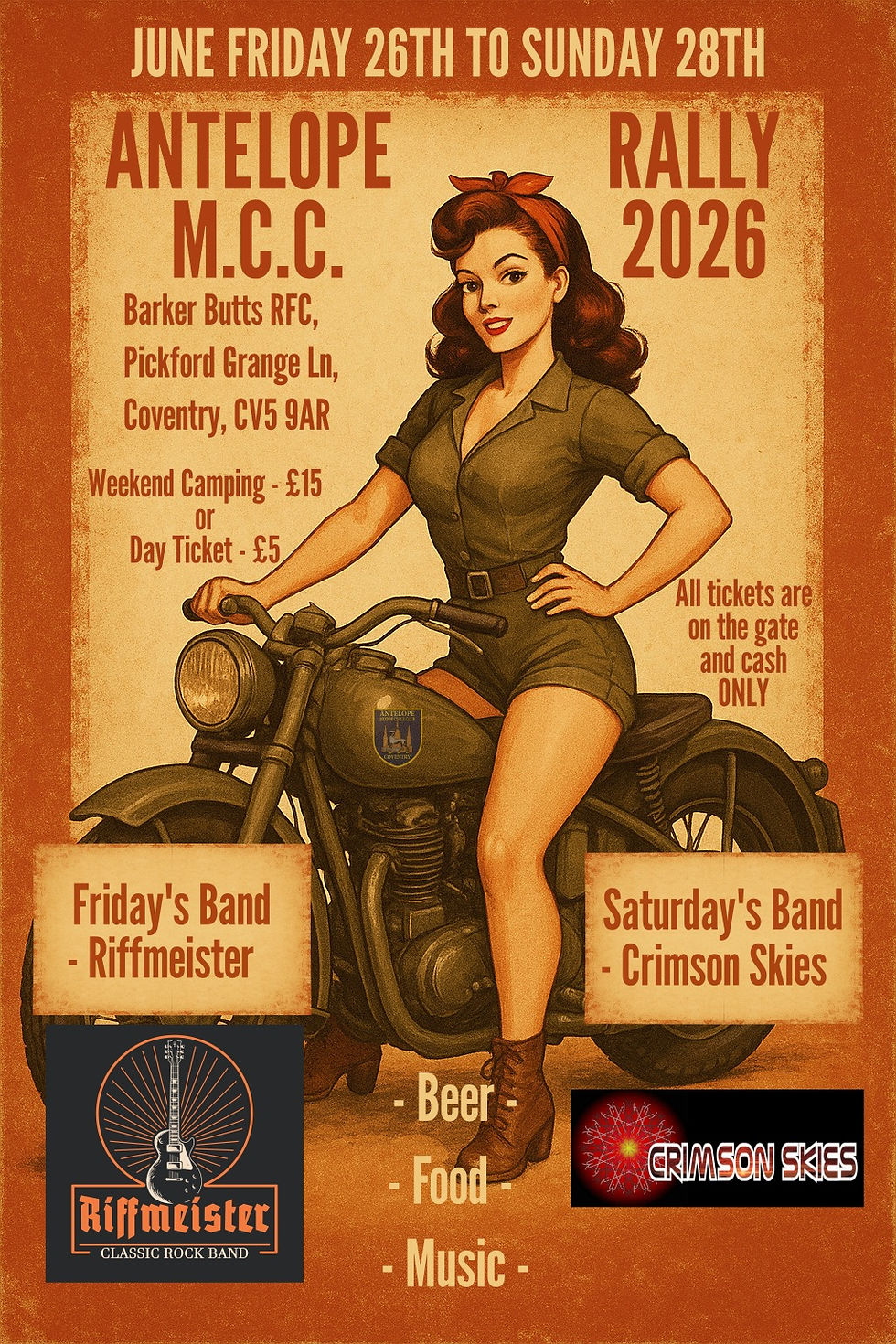 Antelope M.C.C. 2026 Rally