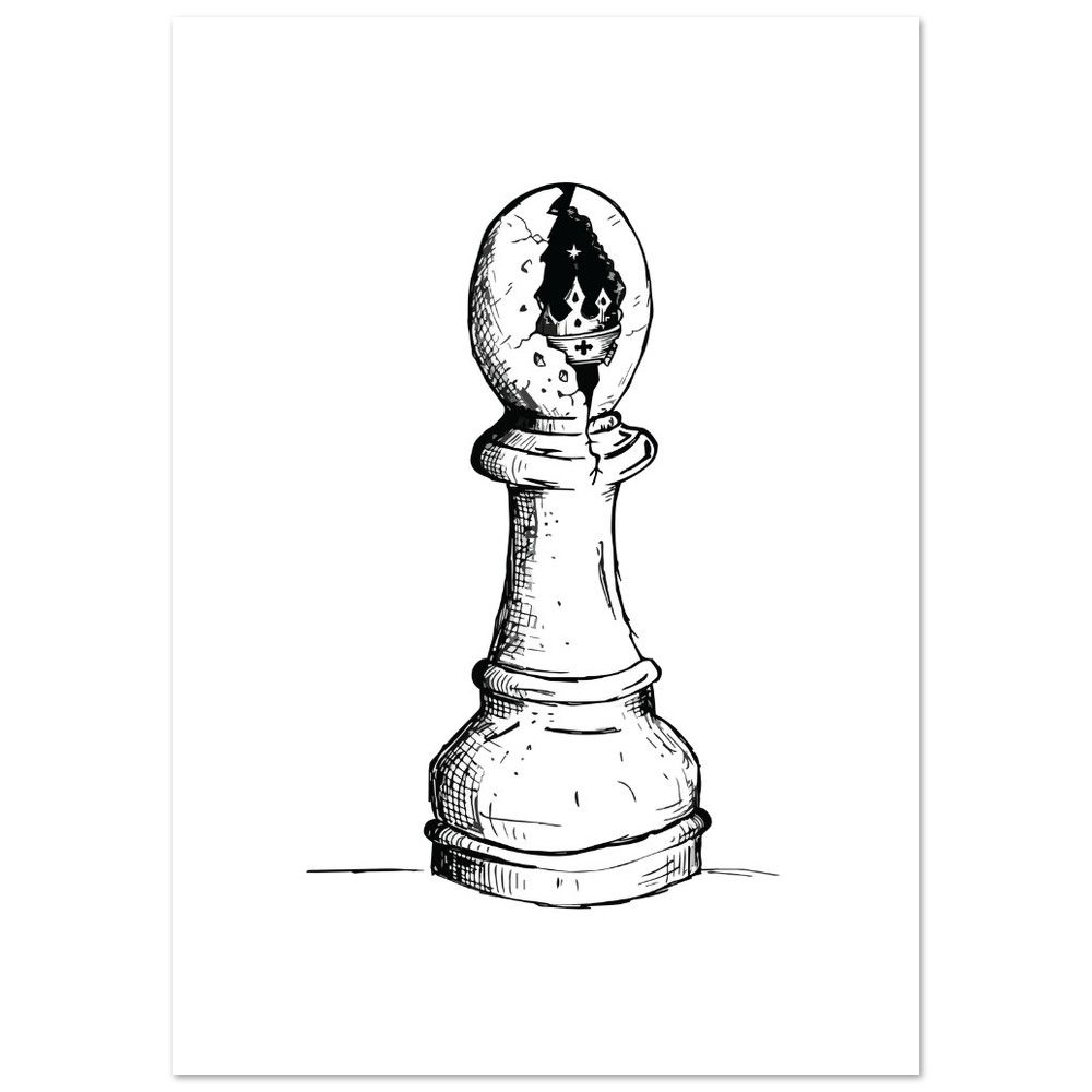 More Than a Pawn — Chess Art Print