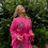 Thumbnail: NEW | Hand woven | Hand Painted | Turkish | Evil Eye Robe in Pink
