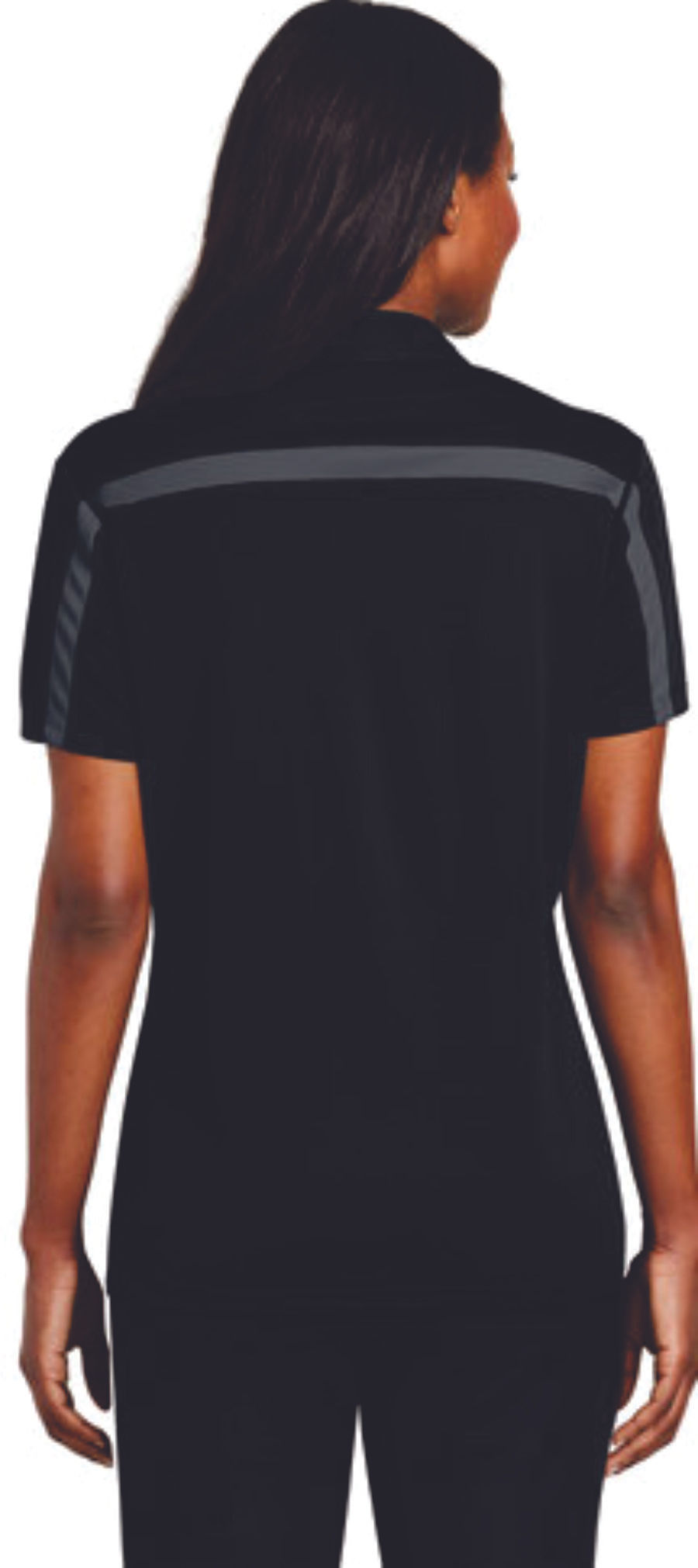 Thumbnail: L547 Ladies Port Authority®  Silk Touch™ Performance Colorblock Stripeo