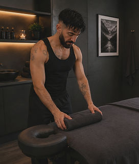 * Professional male massage therapist in London