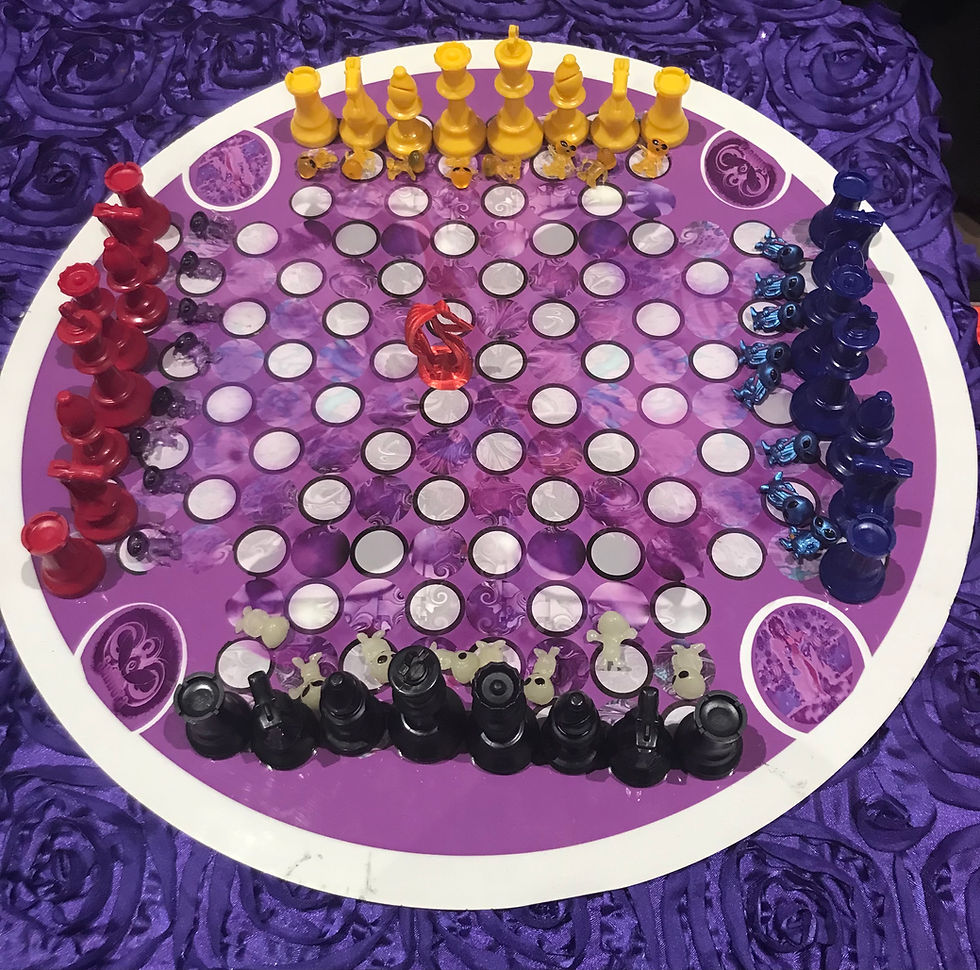 Thumbnail: Ahanka 4way Metal Chess