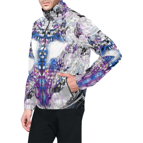 Thumbnail: Subbora Mens Windbreaker with drawstring hood