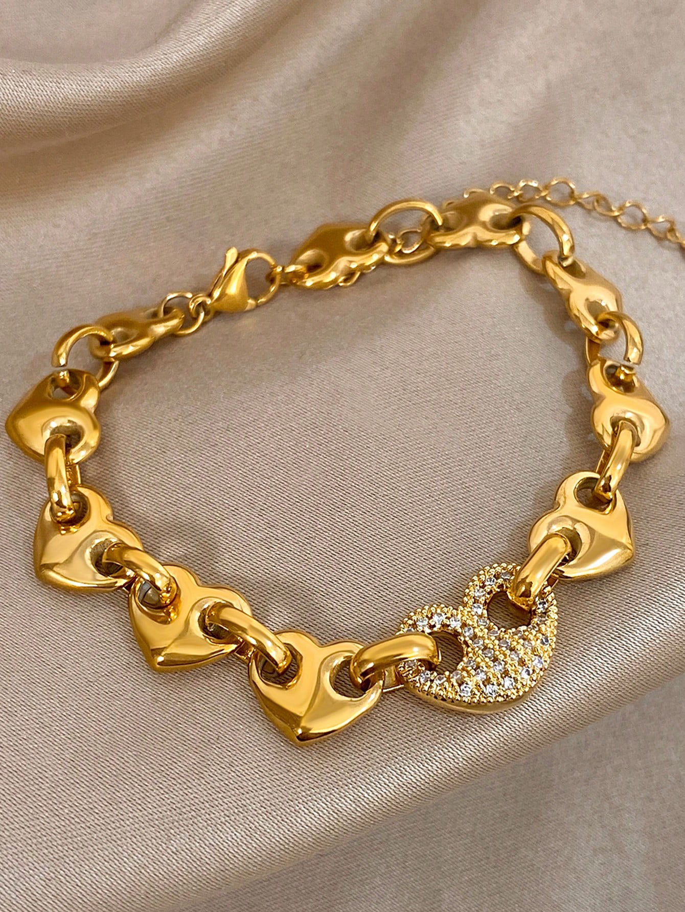 Heart Link Bracelets