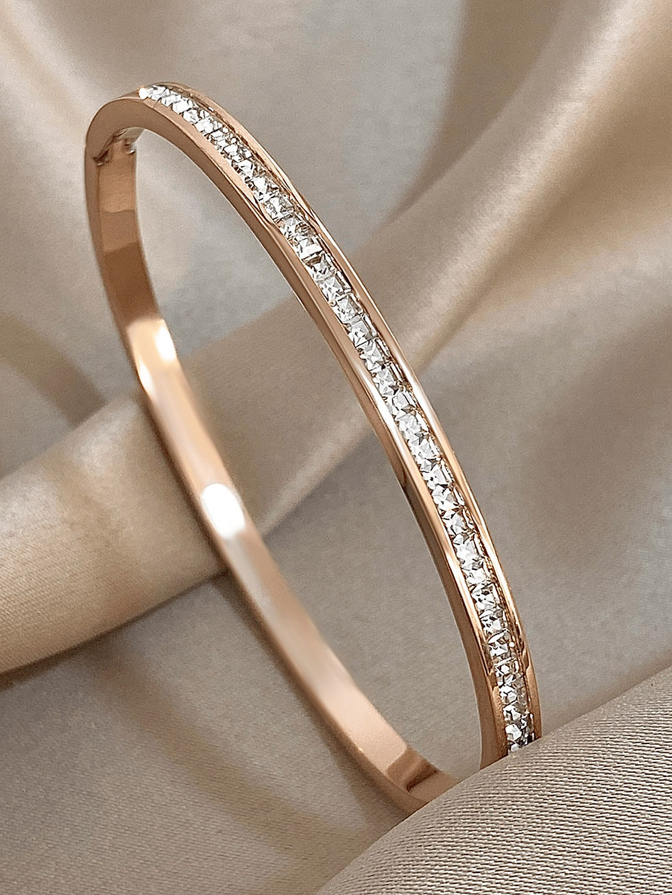 Thumbnail: Eternity Tri-tone Bracelets