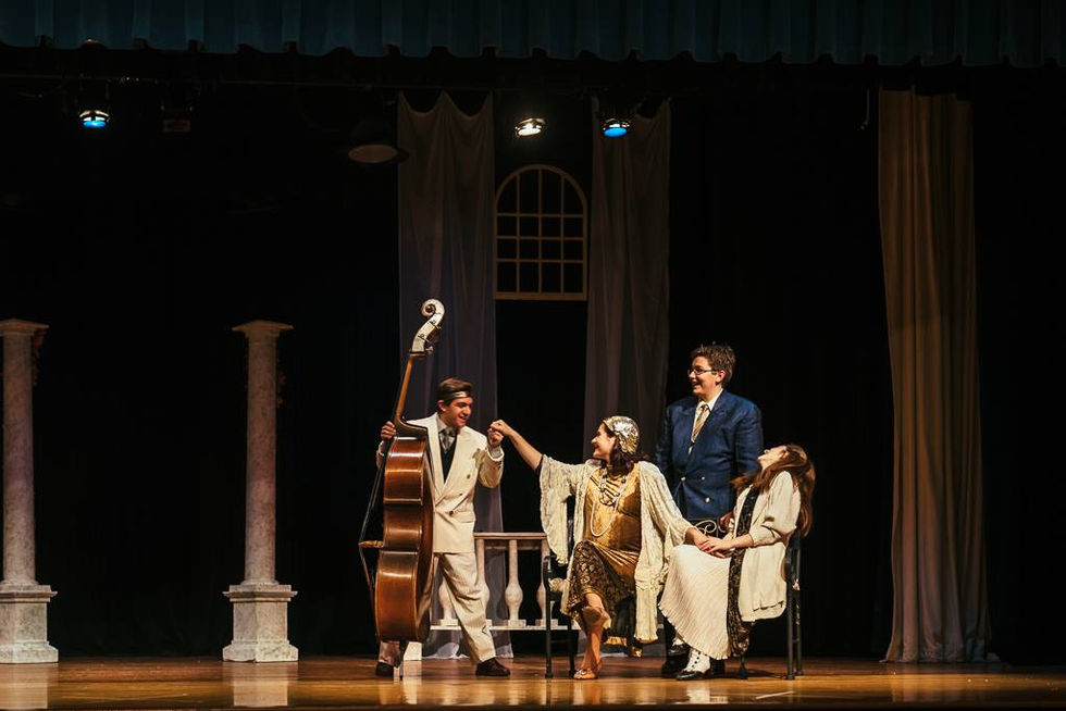 Leontes, Hermione, & Polixenes, The Winter's Tale-- Chatham High School, 2015