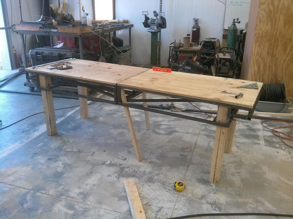 Kitchen Table in process.