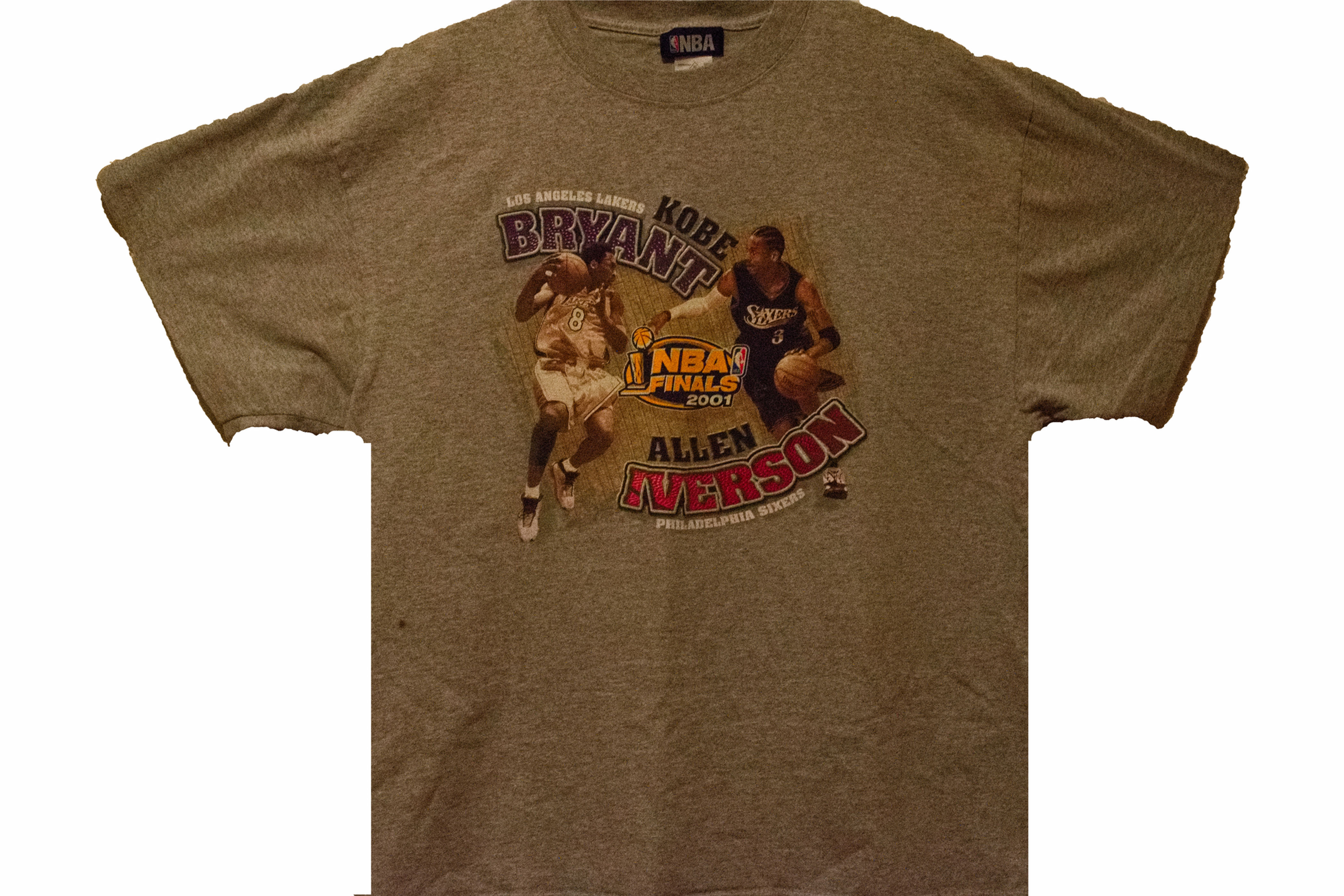 VIntage 2001 Finals Lakers vs 76'ers Tee