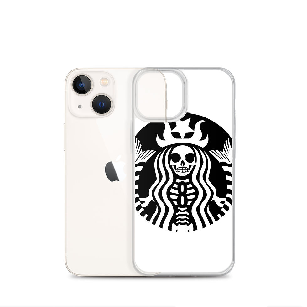 Thumbnail: Starbucks Skeleton Mermaid iPhone Case