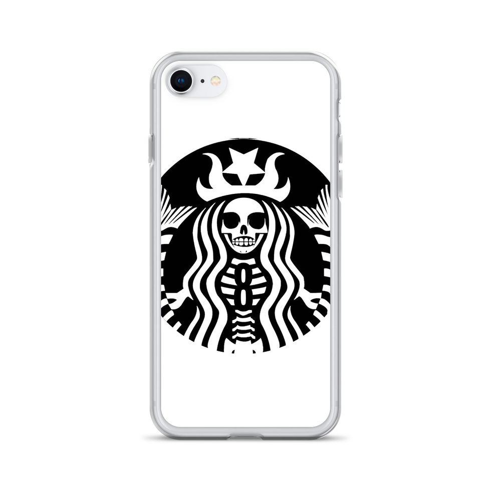 Thumbnail: Starbucks Skeleton Mermaid iPhone Case
