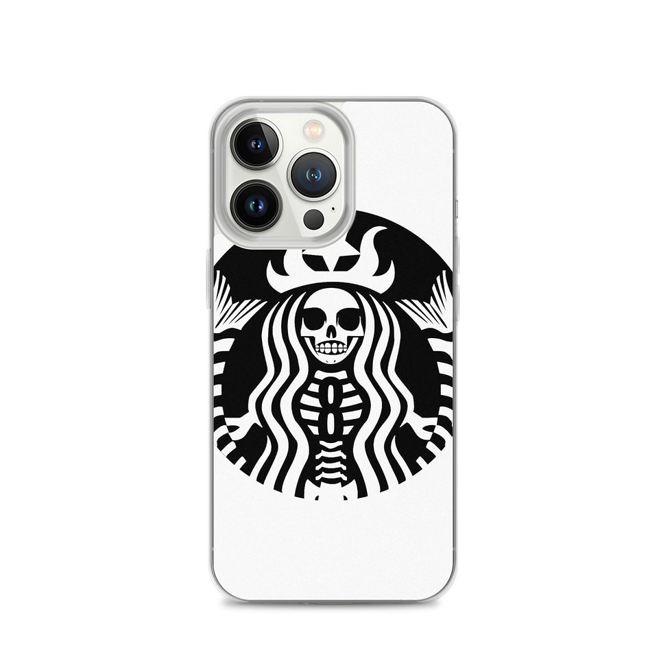 Thumbnail: Starbucks Skeleton Mermaid iPhone Case