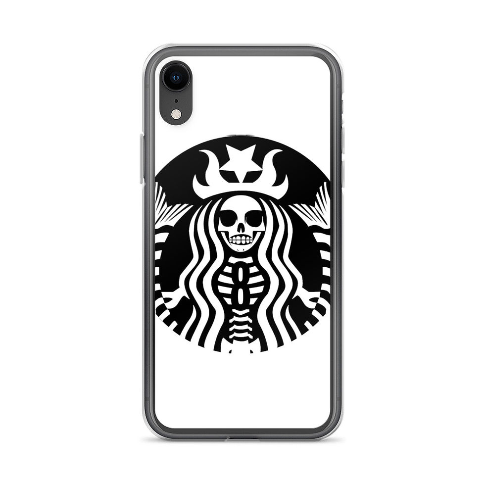 Thumbnail: Starbucks Skeleton Mermaid iPhone Case