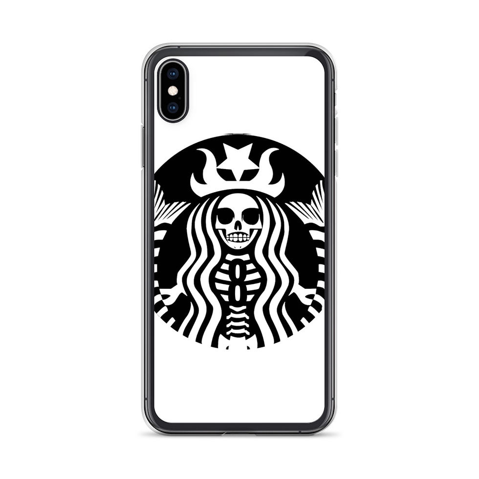Thumbnail: Starbucks Skeleton Mermaid iPhone Case