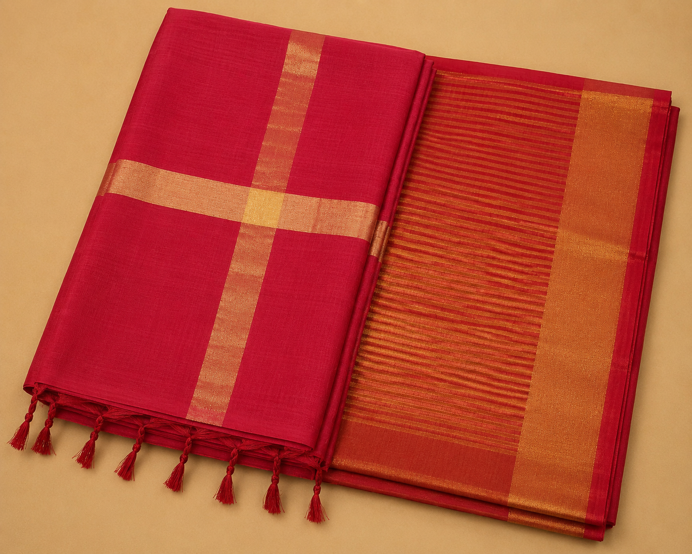Kanakprabha Mangalagiri Pure Silk Saree