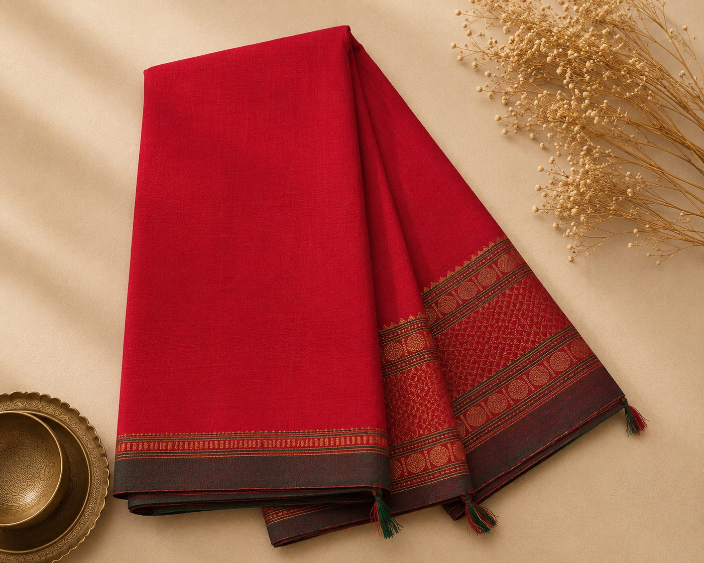 Kumudini Narayanpet Cotton Saree