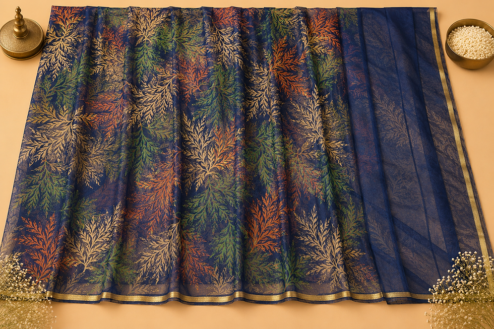 Thumbnail: Vanashree Chinon Silk Saree