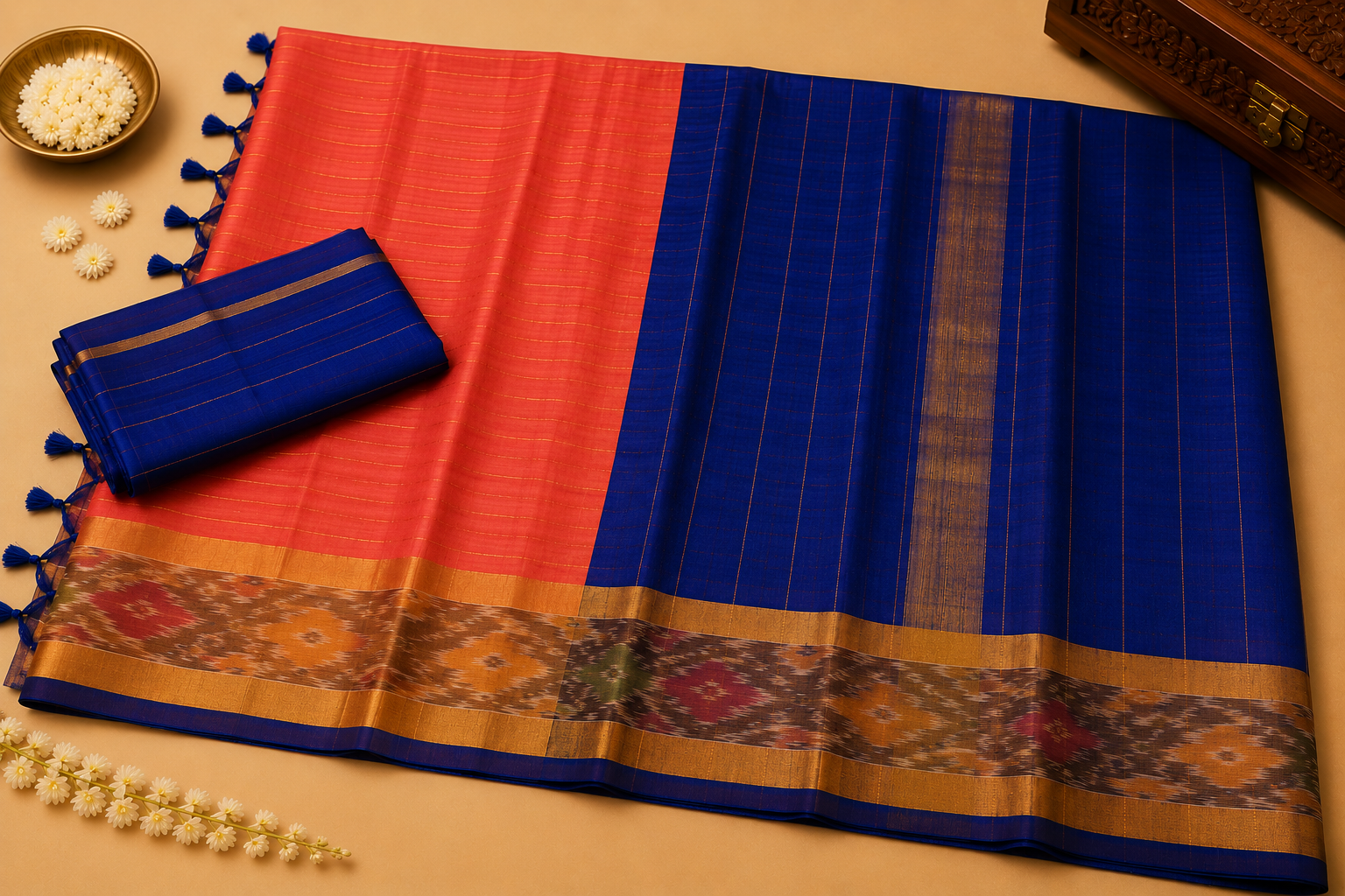 Rangasagara Mangalagiri Pure Silk Saree