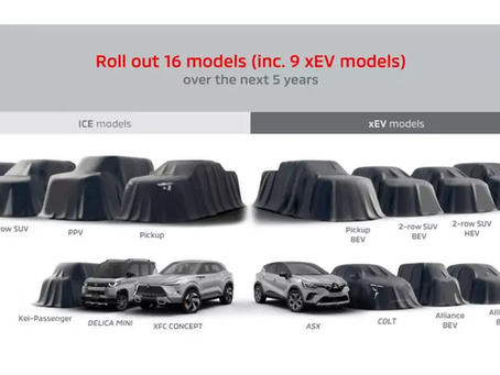 Mitsubishi promete 16 modelos novos até 2025