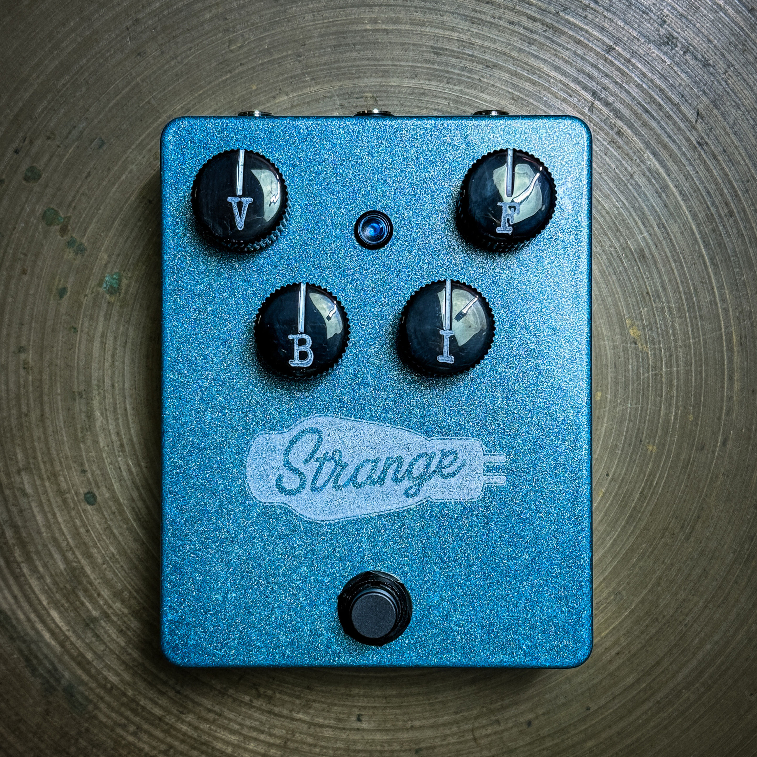 Strange-Face Fuzz - Snowcone Blue