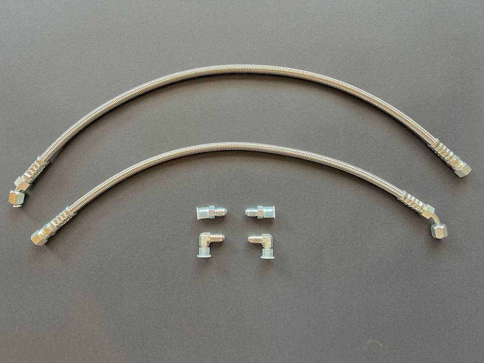 99-03 7.3 Braided Stainless Steel Fuel Supply Lines