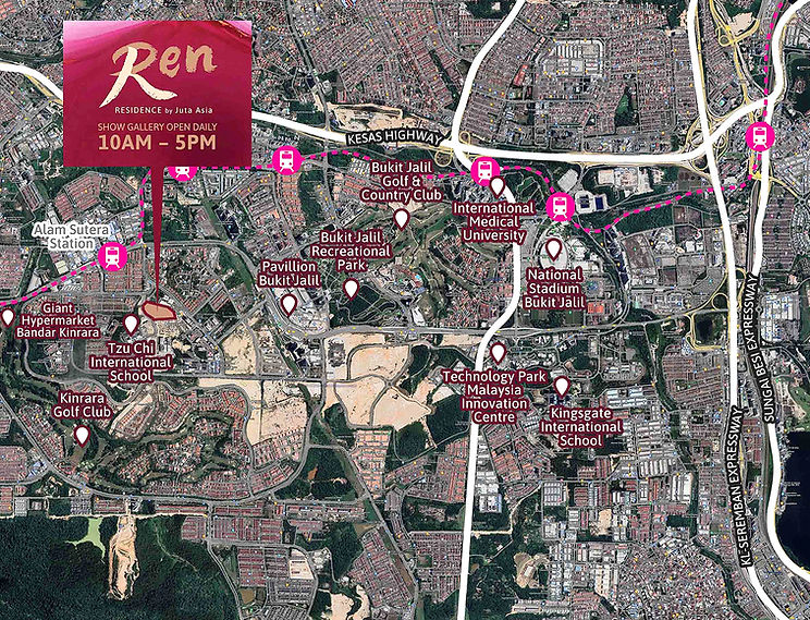 REN Residence Location Map