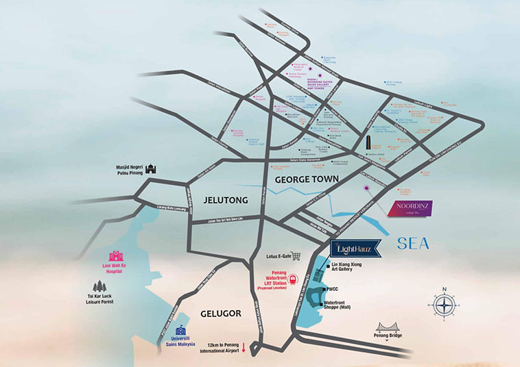 The Lighthauz Location Map