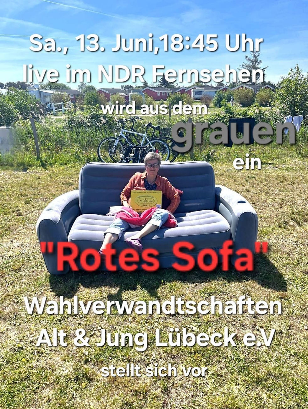 Am Sa. 13. Juni, 18:45 Uhr live im NDR Fernsehen auf dem "Roten Sofa"