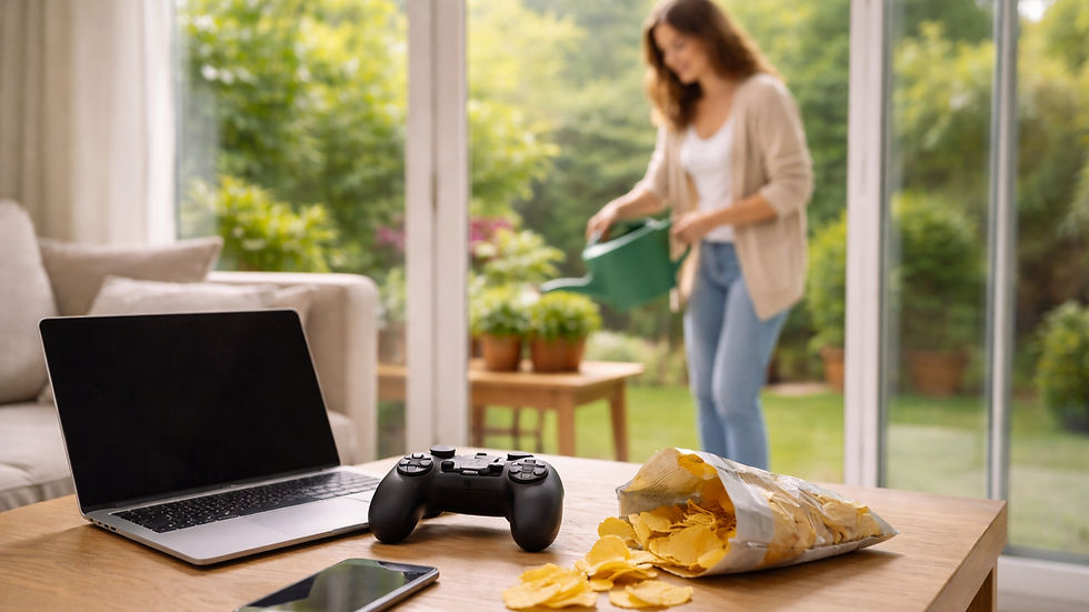 pessoa aguando planta