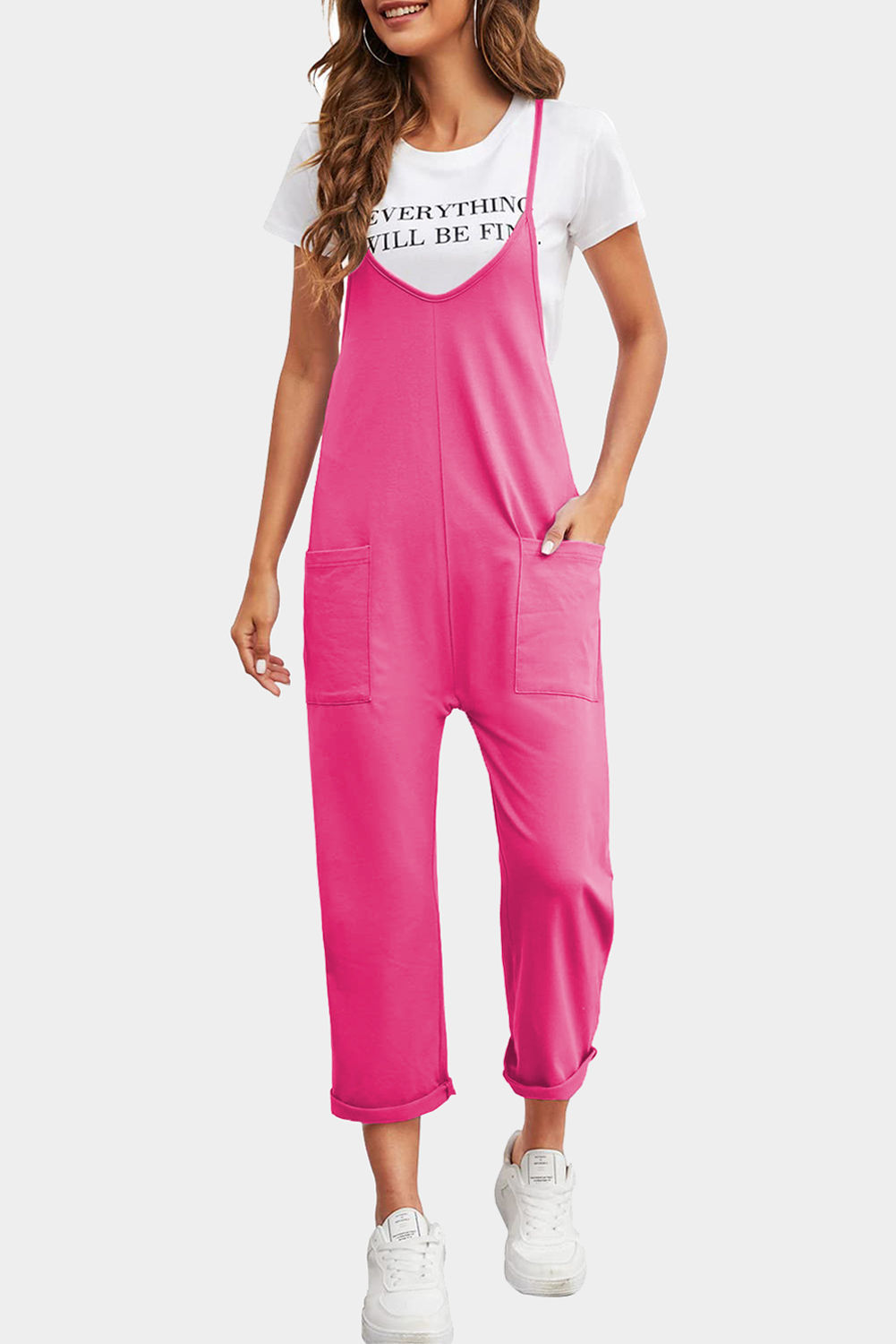 Straight Leg Jumpsuit