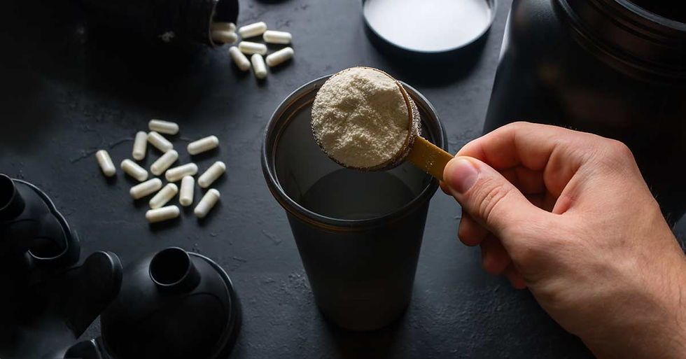 Scoop of supplements.
