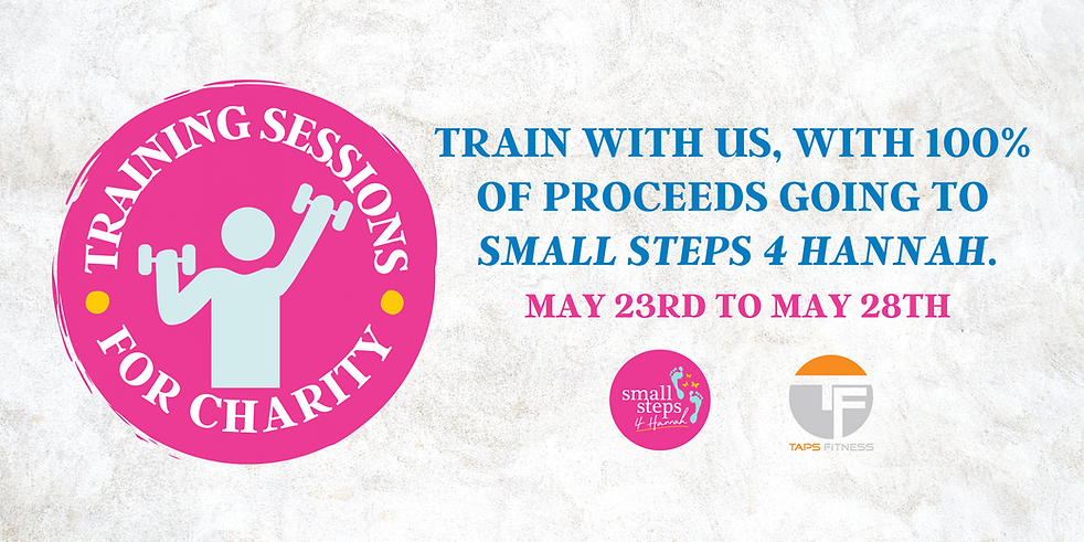 Train with us with _0 of proceeds going to Small Steps 4 Hannah.(2).png