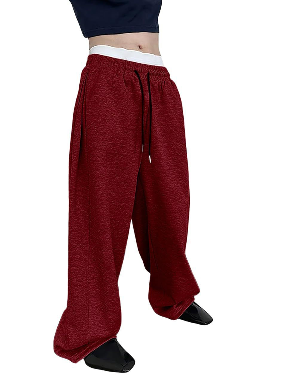 Thumbnail: Mens Sweatpants Straight Fit Joggers for Sports and Streetwear Loose Oversized C