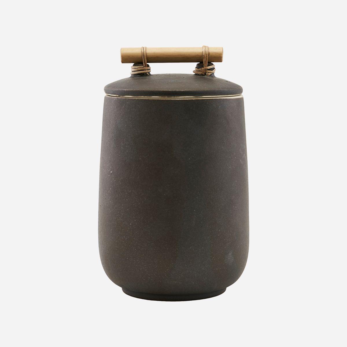 Storage with lid, Diva, Brown