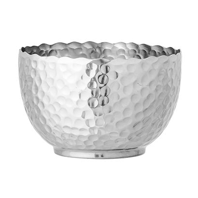 Thumbnail: Set of 4 aluminium bowls in a silver finish