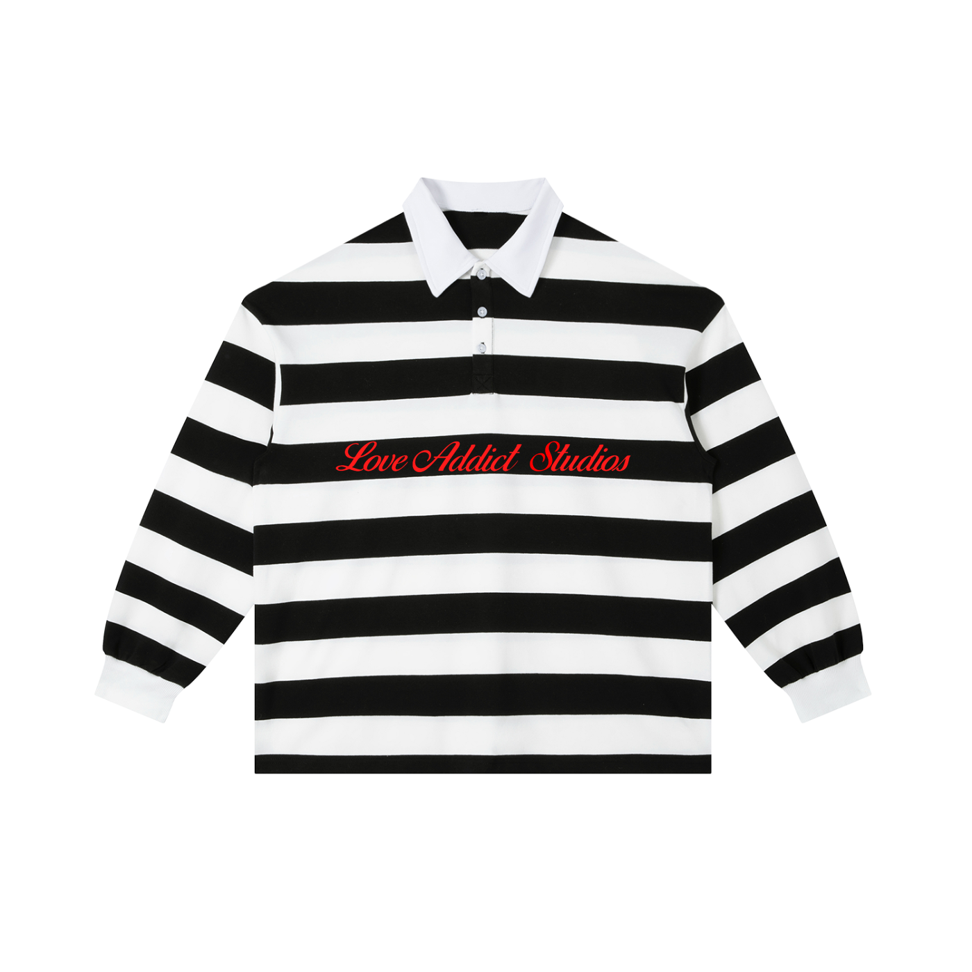 Color Block Stripe Polo Shirt