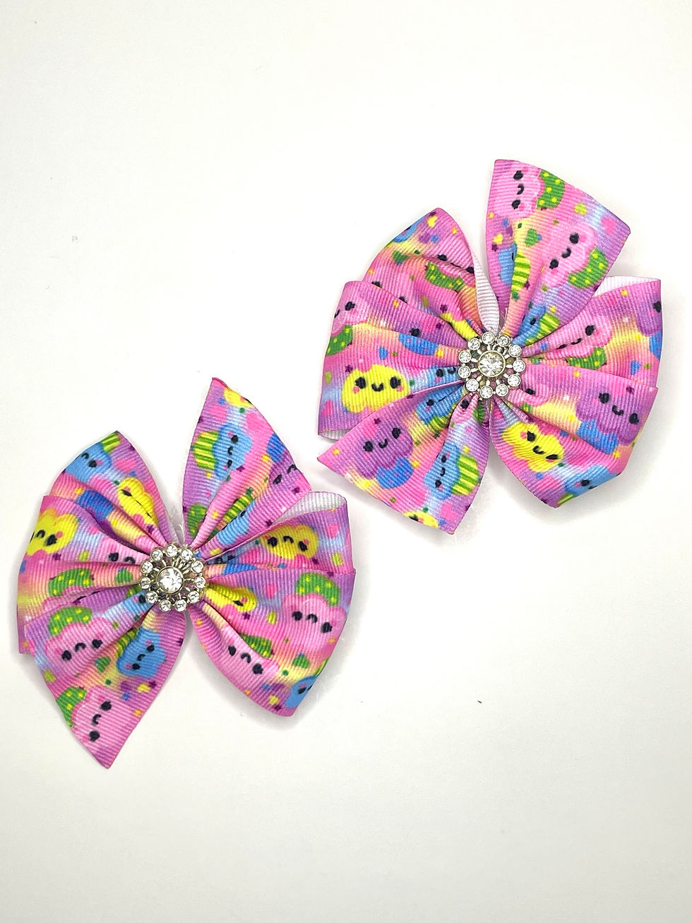 Medium hair bows (pair)