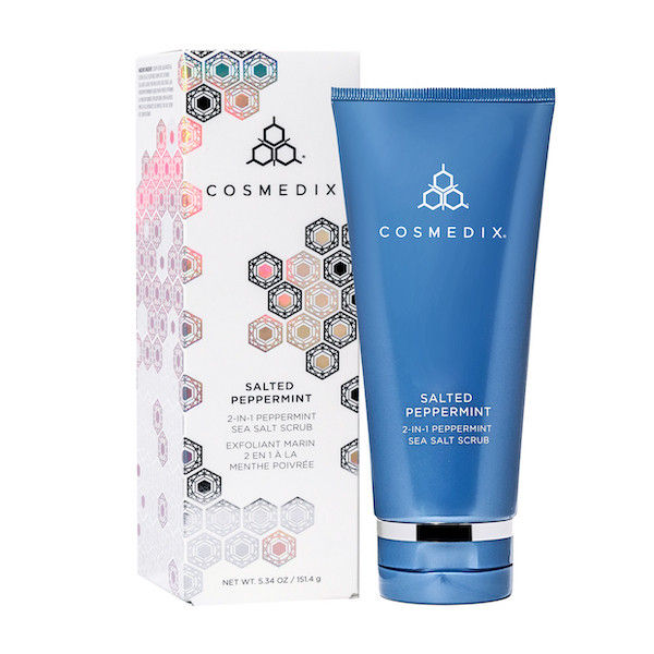 Прев'ю: Cosmedix Salted Peppermint Скраб 2-в-1 з м'ятою та морською сіллю