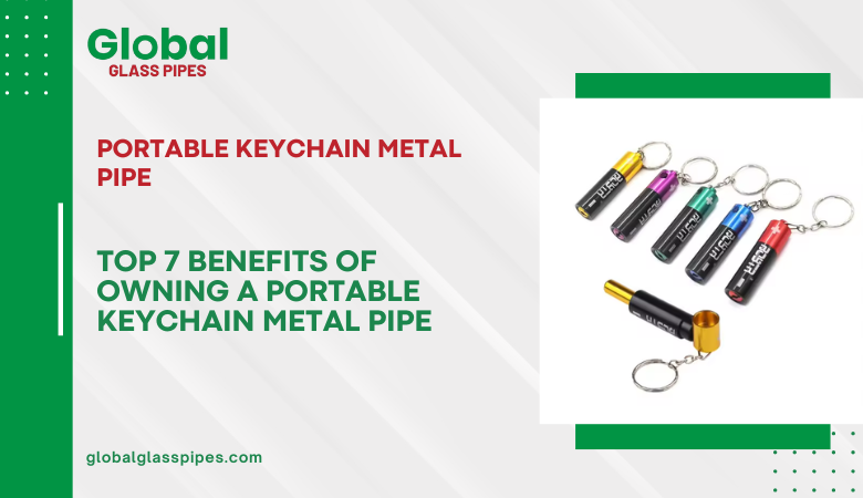 Portable Keychain Metal Pipe