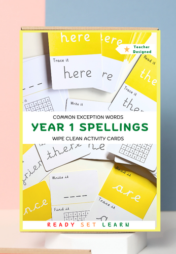 Year 1 Spelling Activity Cards Ready Set Learn year-1-spelling-activity-cards-ready-set-learn